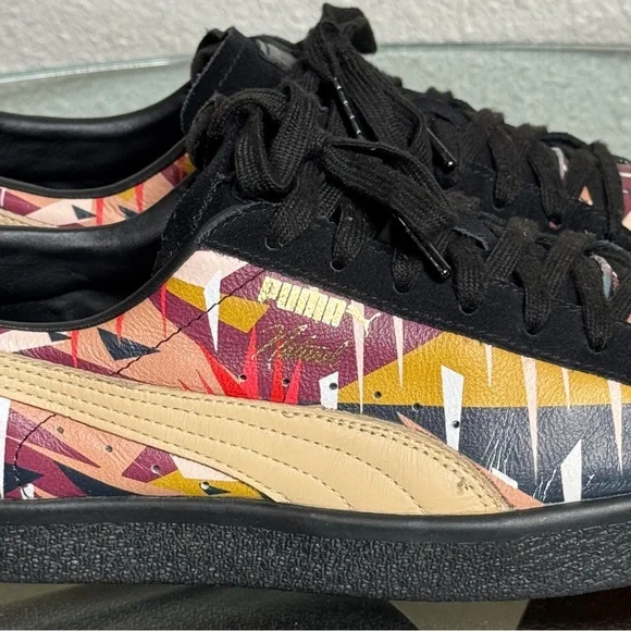 PUMA CLYDE MOON JUNGLE x Natural Multicolor Size 8.5 US Men's Sneakers - Picture 2 of 13